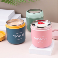 Boîte intérieure en PP chauffable au four à micro-ondes, couvercle en PP, capacité, style minimaliste, design portable mini pour enfants, femmes, bureau