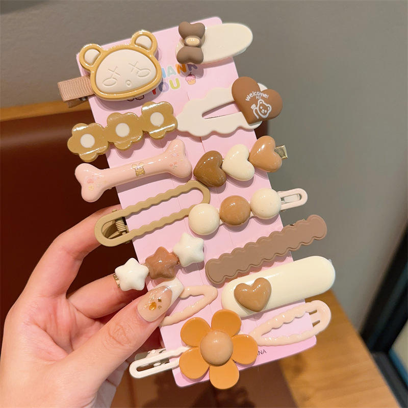 02 Coffee - colored Petals High - quality Card Pack