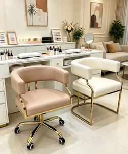 Factory direct sales of high-manicure chair, acetone-resistant leather, and stainless steel chair legs - Product Image 2