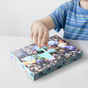 Empty Eco Friendly Customized Paperboard Box Cardboard Crystal And Gemstone Advent Calendars
