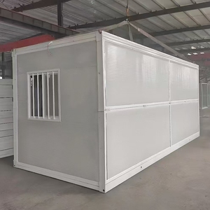 Contenedor de Panel sándwich de acero portátil en forma de X de 20 pies y 40 pies, Instalación rápida, contenedor plegable expandible para oficina en casa - Product Image 5