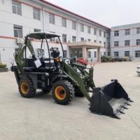 Mini Trattore Agricolo ad Alte Prestazioni con Retroescavatore e Caricatore 4x4 Diesel Affidabile Approvato EPA