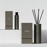 Diffuseur de parfum artisanal en céramique C&H, bouteille décorative pour diffuseur d'arômes, conteneur décoratif pour la maison