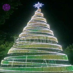 Wholesale <b>Led</b> Christmas Cone <b>Tree</b> <b>Light</b> Spiral Design for Shopping Mall Night Decoration - Product Image 6