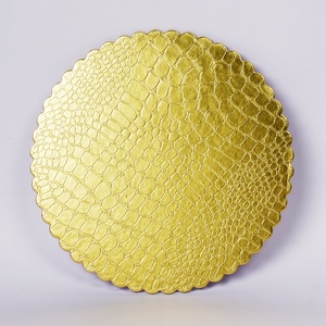 Bán Sỉ Tấm Cắt Bánh Máy 3Mm 12 Inch Tấm Đế Bánh Tròn Màu Vàng Bạc - Product Image 2