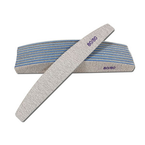 Logo kustom papan asah kuku dapat dicuci blok penyangga kuku 100/180 Grit dua sisi kikir kuku - Product Image 2