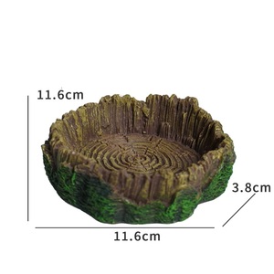 Reptiel Verstopte klimplatform Reptiel Waterbak Hars Stevig en duurzaam Gesimuleerde rots Terrarium Decor Reptiel Voedselbak - Product Image 6