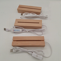 Lámpara táctil de ilusión divertida ABS USB decorar habitación lámparas de mesa divertidas Mini luces para el hogar diseñado luz nocturna ilusión decoración de la habitación