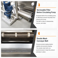Fruit- en groenteverwerkingsmachines, fruit- en groentewasmachine, bubbelwasmachine voor fruit en groenten