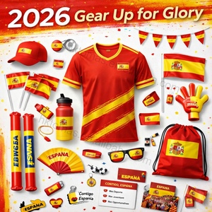 Ensemble promotionnel de sacs de fan de football : sweat à capuche, sac fourre-tout, gobelet isotherme, serviette rafraîchissante, bracelet, porte-clés, autocollant pour le jour du match - Product Image 6