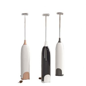 Custom LOGO Stocked Durable Eco-Friendly <b>Portable</b> Battery Operated Mini Foam <b>Maker</b> Stainless Steel Drink Mixer Powerful Handheld - Product Image 3