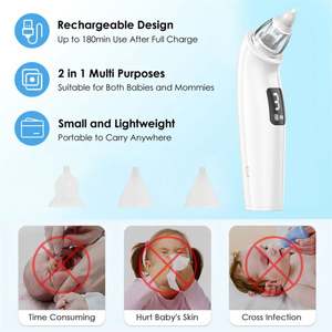 Aspirador Nasal Eléctrico para Bebés, Seguro y Cómodo, Certificado CE, Limpiador Nasal para Mucosidad - Product Image 4
