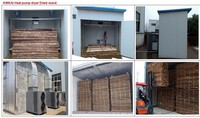 KINKAI Commerciële Warmtepomp Automatische Voedseldehydrator Tray Dryer voor Hout & Timmerwerk RVS 220/380V