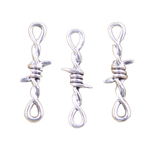 33x10mm Tiny Twisted Thorns Connectors Charms DIY Collares Pulsera Fabricación Accesorio de joyerí<span class=keywords><strong>a</strong></span> - Product Image 1
