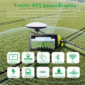 RICOEL 7-Inch IP65 Waterproof Android <strong>GPS</strong> RTK Ntrip GNSS Tractor <strong>Navigation</strong> <strong>System</strong> <strong>Camera</strong> Agriculture Guidance Worldwide Map - Product Image 3