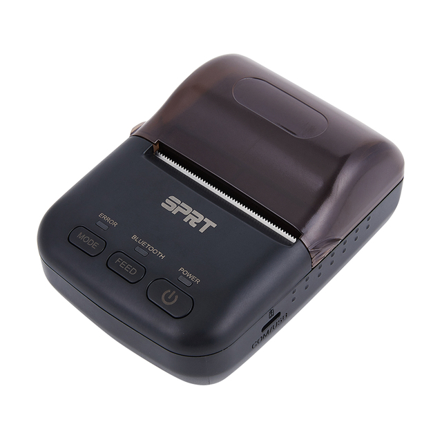 SPRT SP-T12 Portable Wireless for Blue-tooth Thermal Receipt Printer 58mm for Android & IOS-in Stock