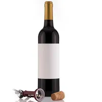 ขายส่งที่กำหนดเองการออกแบบ500มิลลิลิตร750มิลลิลิตรน้ำค้างแข็งที่ชัดเจนรอบรูปร่างแก้วขวดไวน์
