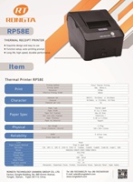 Printer Wifi 58mm harga murah, Printer termal sistem ESC POS ponsel Android Ios
