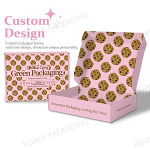 Boîtes d'emballage réutilisables les plus vendues avec logo personnalisé imprimé <span class=keywords><strong>pâte</strong></span> <span class=keywords><strong>feuilletée</strong></span> Mochi gaufre brownie cupcake cookie - Product Image 3