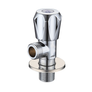 Robinet d'arrêt Hemans à filetage mâle 15 mm, finition chromée, pour eau chaude et froide - Product Image 5