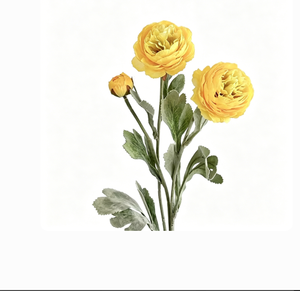 Flores Artificiales de Ranúnculo Hechas a Mano LUYI con Tela de Seda para Decoración de Sala de Estar y Día de los Inocentes <span class=keywords><strong>Asiaticus</strong></span> - Product Image 5