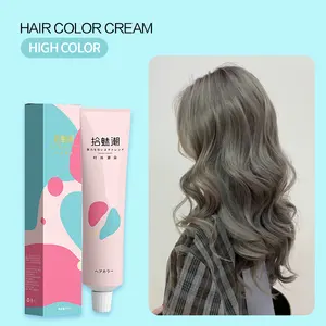 Semi-permanent Vegan Ingredients Hair Color Dye Long Lasting Colors No Peroxide And No Ammonia Natural Hair Dye Cream