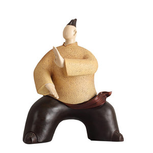 งานฝีมือเรซิ่นรูปไทเก๊กสไตล์จีน ของตกแต่งบ้าน สำหรับห้องนั่งเล่น ตู้วางทีวี ทางเข้าบ้าน ตู้เก็บไวน์ - Product Image 5