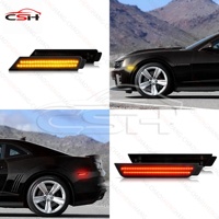 Feu de position latéral LED fumé pour Chevrolet Camaro 2010-2015, style ZL1, lampe avant