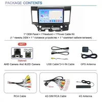 Autoradio Android pour Mitsubishi Lancer 2007 - 2015, lecteur multimédia Carplay, autoradio 2din, unité principale audio, navigation GPS 9 pouces