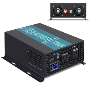 Wzrelb Đáng tin cậy 1500W 24V <span class=keywords><strong>DC</strong></span> đến 220V AC off-lưới duy nhất giai đoạn tinh khiết Sine Wave Inverter LED hiển thị thiết bị nhà hiệu quả 90% - Product Image 1