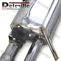 Sistem Pipa Knalpot SS304 untuk BMW M3 E90/E92/E93 4.0L 2008-2013 Downpipe Dengan Katalis Katup Catback X Mid Pipes Resonator