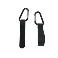 Sangle de voyage élastique réglable avec logo personnalisé, en nylon adhésif pour boucle auto-agrippante
