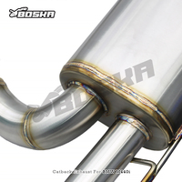 Escape Trasero de Alto Flujo Personalizado de Lujo para M440/M440i B58 3.0T 2017-2025 Boska Racing, Acero Inoxidable 304, 1.5mm de Grosor, Pulido