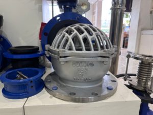 DKV H42W paslanmaz çelik taban vanası flanşlı uç SS304 pompa taban vanası JIS 10K DN200 PN16 flanşlı taban vanası - Product Image 5