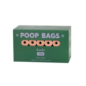 2026 Wholesale Custom Logo Biodegradable <b>Compostable</b> Pet Doggie Rolls Poo Waste Disposal Dog Poop <b>Bags</b> Dog Poop <b>Bag</b> Holder - Product Image 4