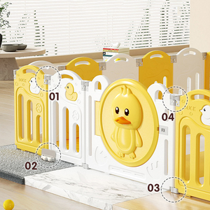 Hiện đại 2*2m nhựa playpen trẻ em trong nhà an ninh Xóa Công viên bé chập chững bò Mat bảo vệ hàng rào có thể gập lại phòng khách - Product Image 5