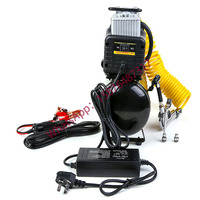 12V/220V Heavy Duty Tire Inflator, Portable Silent Mini Air Compressor, Automatic Tire Inflator