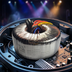 Transformador Toroidal <span class=keywords><strong>de</strong></span> 160VA, 115V a 24V, Transformador Reductor <span class=keywords><strong>de</strong></span> Potencia para Uso Médico, Industrial y <span class=keywords><strong>de</strong></span> Audio, Transformador Personalizado - Product Image 2
