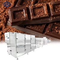 Usine de chocolat multifonctionnelle à haute efficacité pour la production de pralines colorées et de barres de chocolat multicouches
