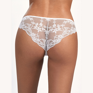 Mutandine in pizzo floreale trasparente Sexy da donna - Product Image 5