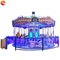 Offre Spéciale jeux d'intérieur en plein air Carrousel à la lavande manèges de parc d'attractions pour enfants manèges
