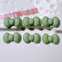 Arcs Résine Charmes 25*25mm Charme pour DIY Junk Phone Case Hair Clip Slime