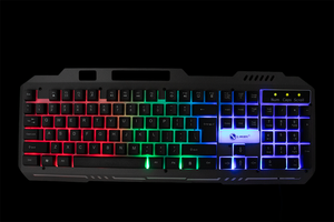 2025 New K25 USB Wired Keyboard LED Backlit Gamer Keyboards Computer Game RGB for PC <b>Laptop</b> USB Wired Keyboard USB Wired Keyboar - Product Image 4