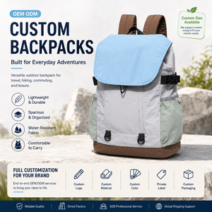 Sac à dos décontracté pour femme avec cordon de serrage, pour ordinateur portable, avec housse, contraste de couleurs, léger, en nylon, sac de voyage, marque de mode coréenne - Product Image 1