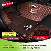 Tapis de sol de voiture en cachemire pour Porsche, tapis de sol amovibles, accessoires intérieurs écologiques