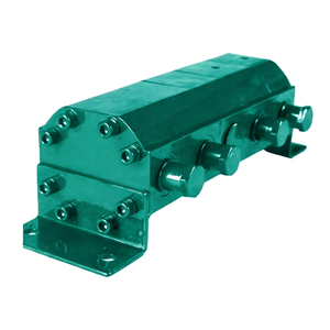 Système de diviseur de débit simultané à 4 sections, diviseurs hydrauliques rotatifs synchrones en acier inoxydable, 200 bars, avec déchargeur - Product Image 3