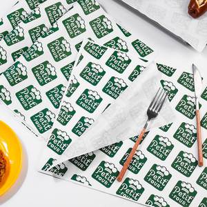 Papel de Envolver Antigrasa Recubierto Ecológico de Grado Alimenticio para Sándwiches, Hamburguesas, Pizza y Panadería - Product Image 1