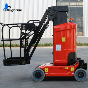 Venta de fábrica 200KG 11,2 M Mini elevador de mástil Vertical autopropulsado elevador de pluma pequeña con JIB para plataforma de trabajo aéreo - Product Image 3