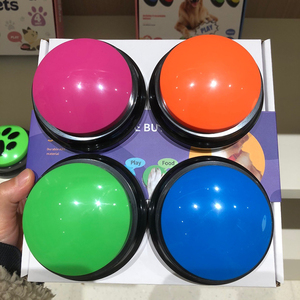 Vente en gros personnalisée Pet Press Sound Bell Dog Buzzer Enregistrable Training Talking Cat & Dog Speaking Buttons For Communication - Product Image 5