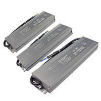Convertidor de Corriente CA-CC con Carcasa de Aluminio Impermeable IP67, Controlador LED de 12V 24V con Salida de Voltaje Constante, Fuente de Alimentación LED, 3 Años de Garantía, Certificaciones CE, ROHS, FCC